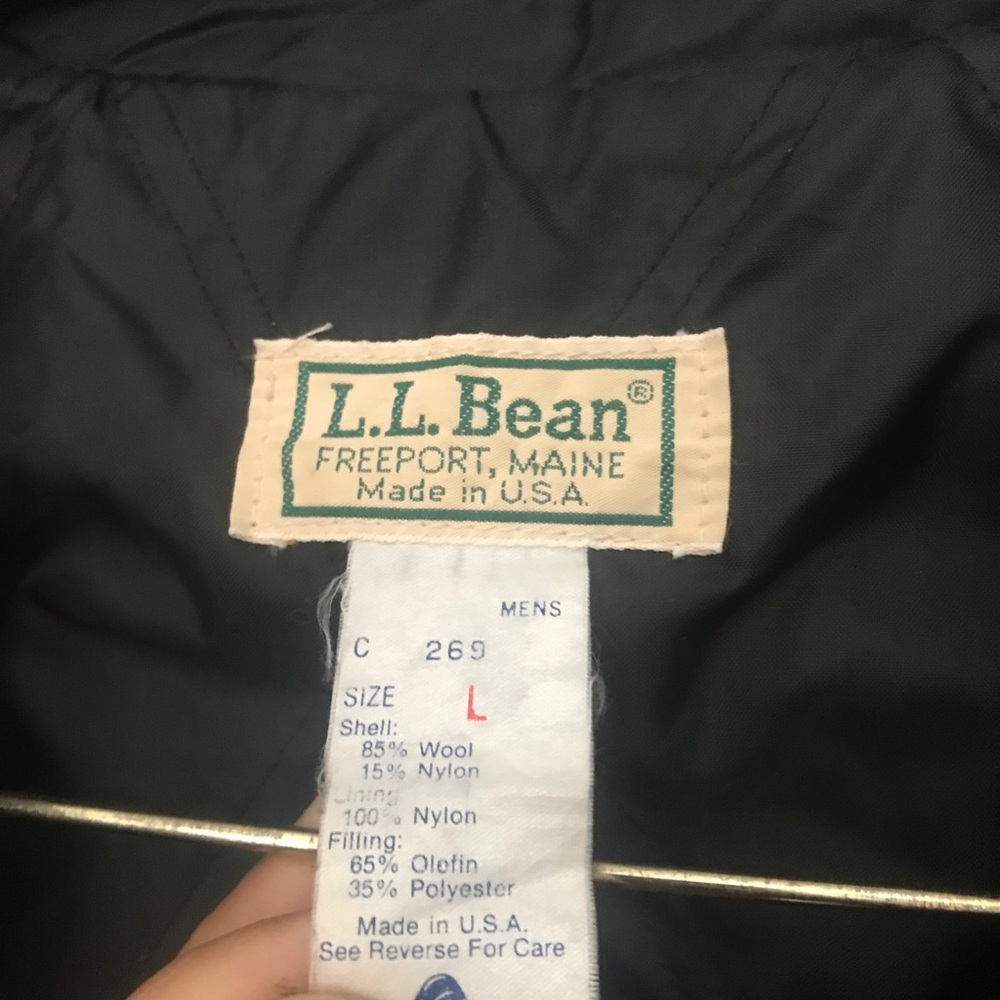 MINT condition VINTAGE made in USA LLBEAN jacket